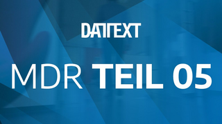 Datext – MDR Teil 05 Pruefanweisungen