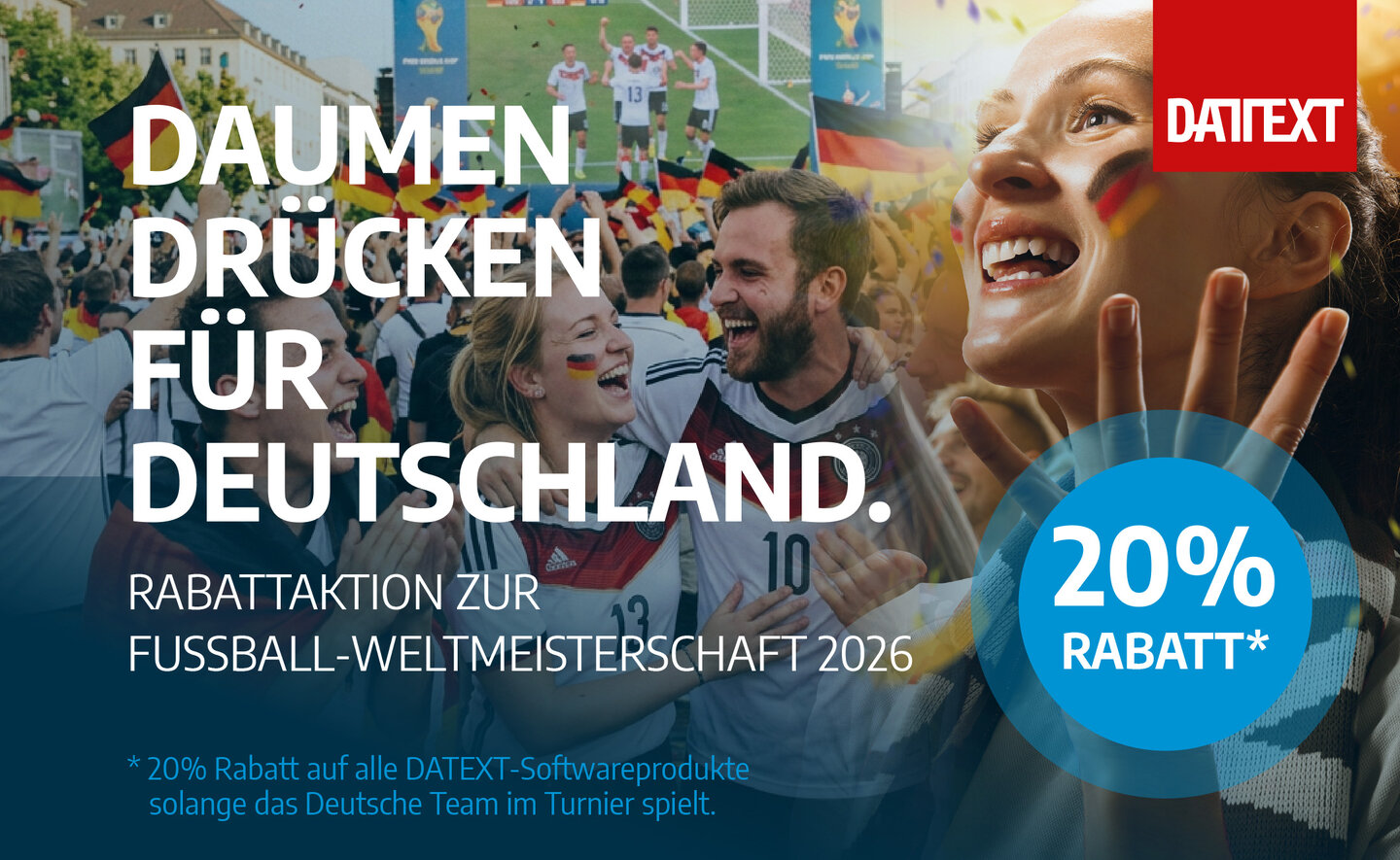 Datext WM 2026 Rabattaktion